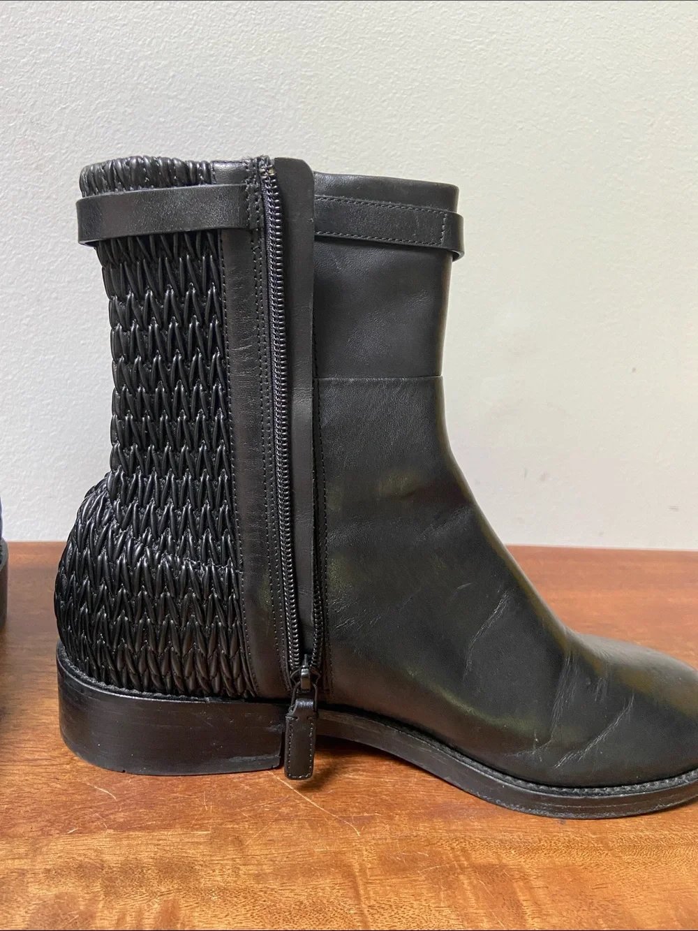 Cole Haan Lexi Grand Stretch Black Leather Ankle Boots